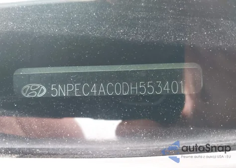 2013 Hyundai Sonata Limited z USA, uszkodzony, nr VIN 5NPEC4AC0DH553401